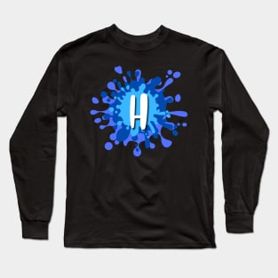 Letter H Long Sleeve T-Shirt